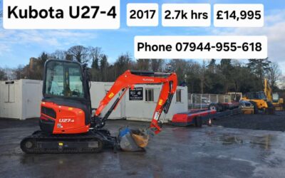 Kubota U27-4 Mini Excavator
