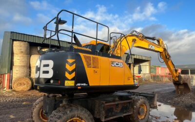 JCB JS145W WHEELED EXCAVATOR